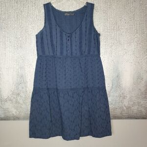 PRANA Kendall  Embroidered mini dress Sz-S